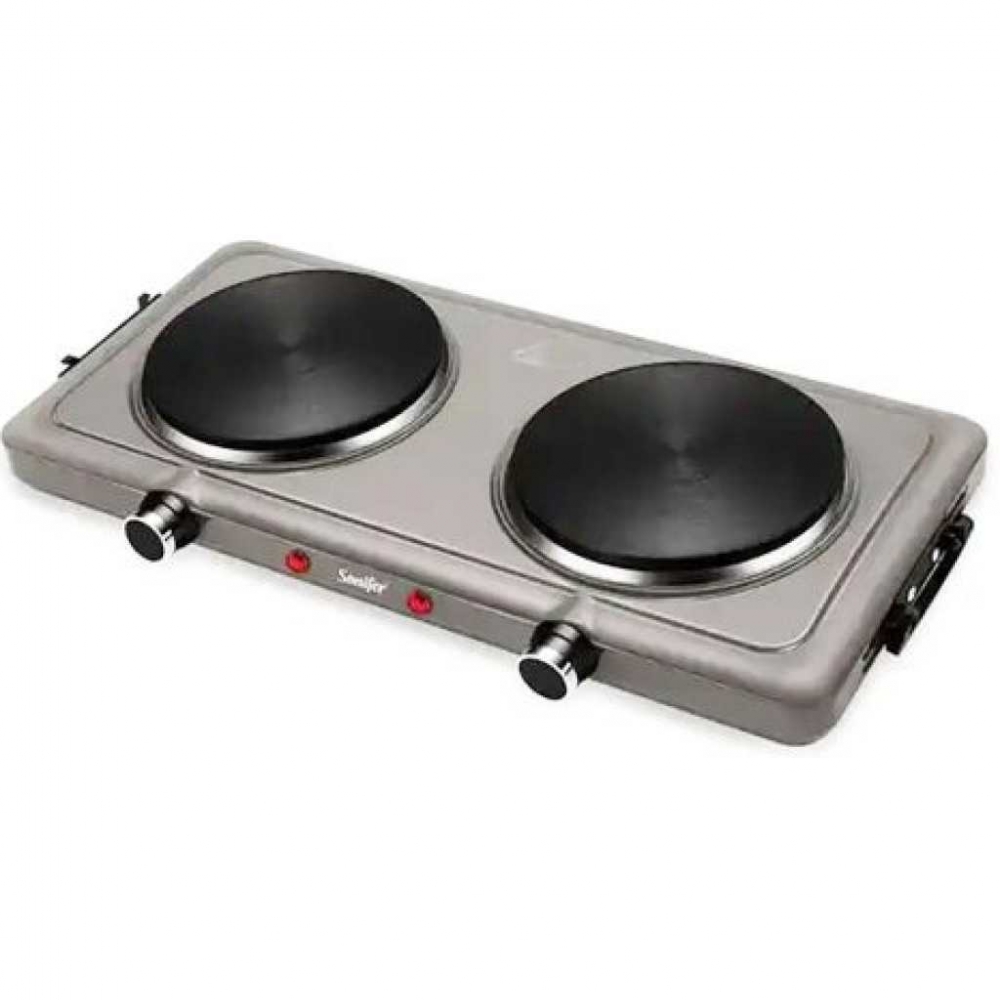 Sonifer SF-3049 Kitchen 220v Stainless Steel Temperature Control Solid Double Cooking Electric Stove Hot Plate