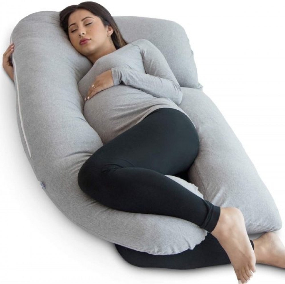 Pregnancy Pillow For Sleeping, Maternity Pillow, 45 Inch U Shaped Pregnancy Pillows Maternity Body Pillow, Cooling Pregnancy Pillow