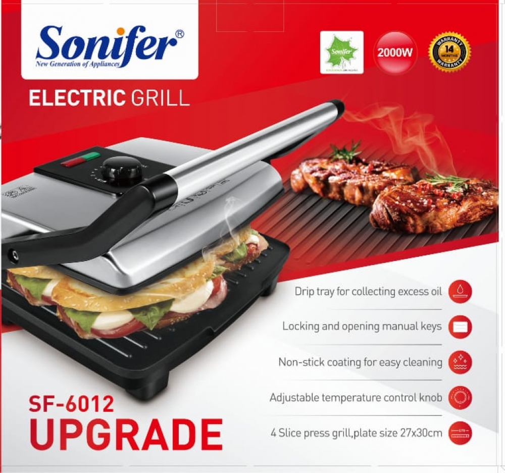 Electric Grill Sonifer SF-6012 / Electric Grill BBQ Grill