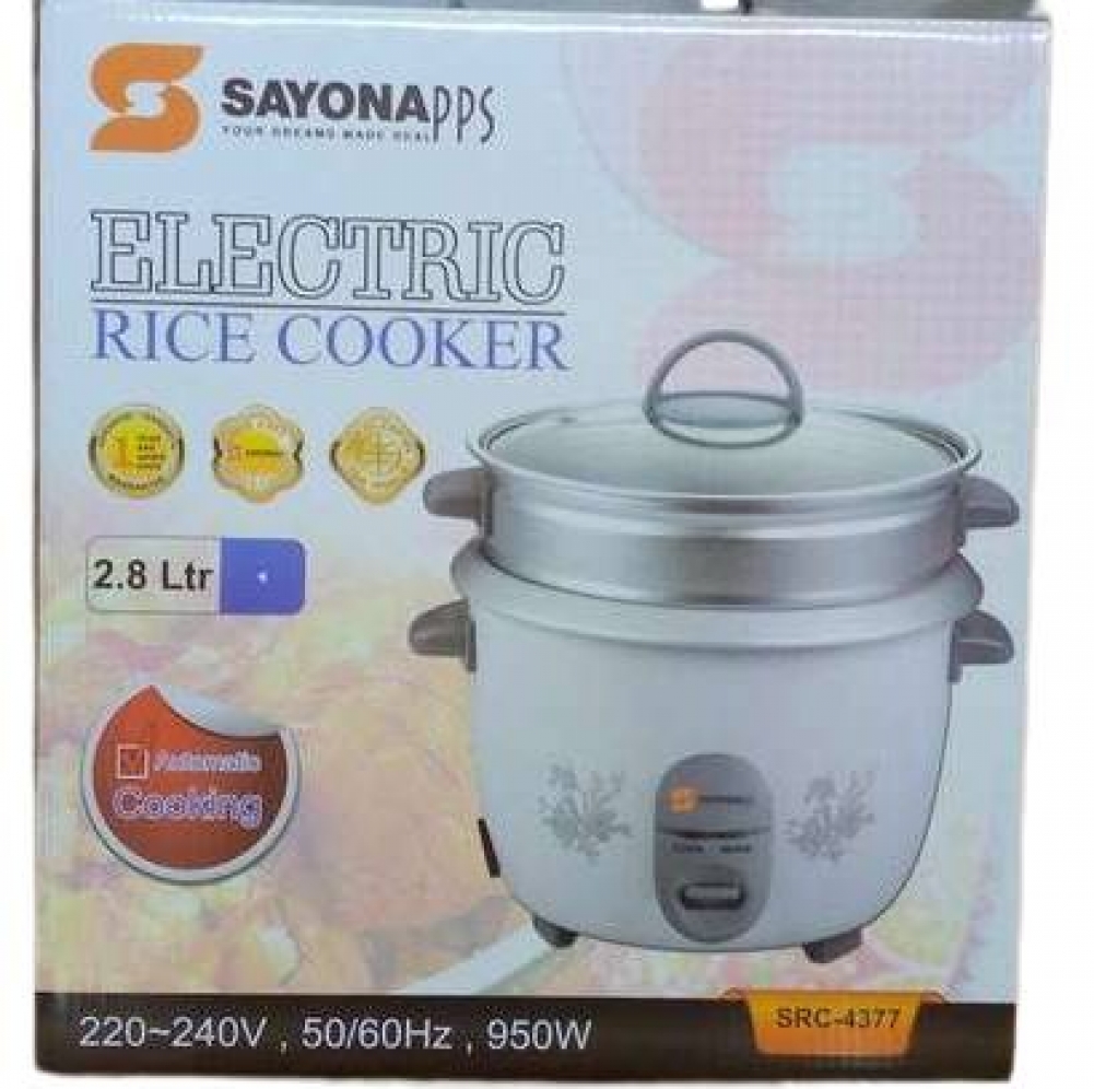 Electric Rice Cooker With Removable Steam 2.8L SRC-4377