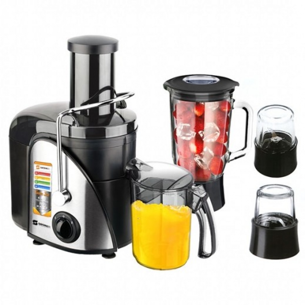 4 In 1 Food Processor With Blender, Chopper & Grinder 800 W