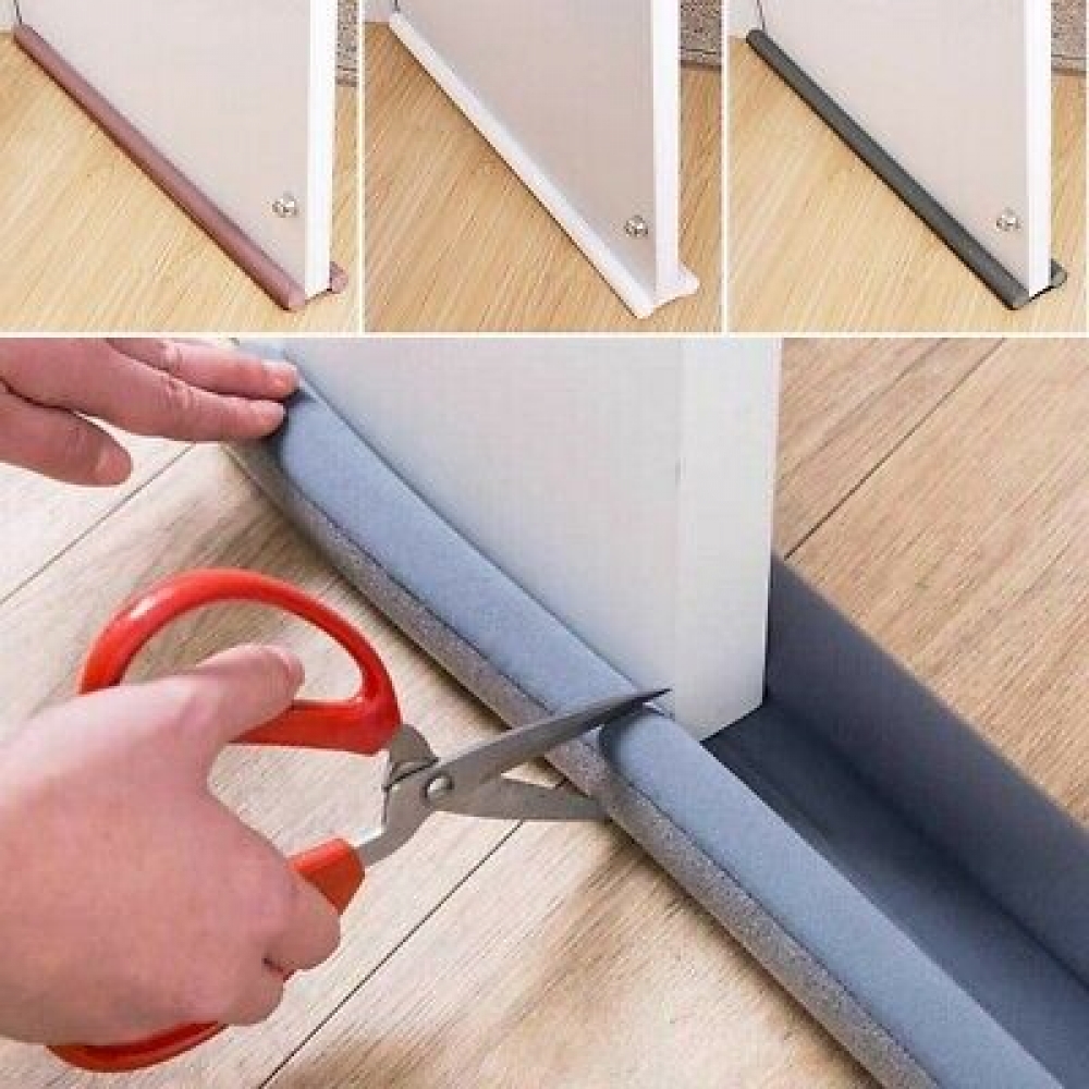 Soundproof Reduce Noise Door Bottom Sealing Weather Strip Under Door Draft Guard New Under Door Draft Guard Stopper 90Cm