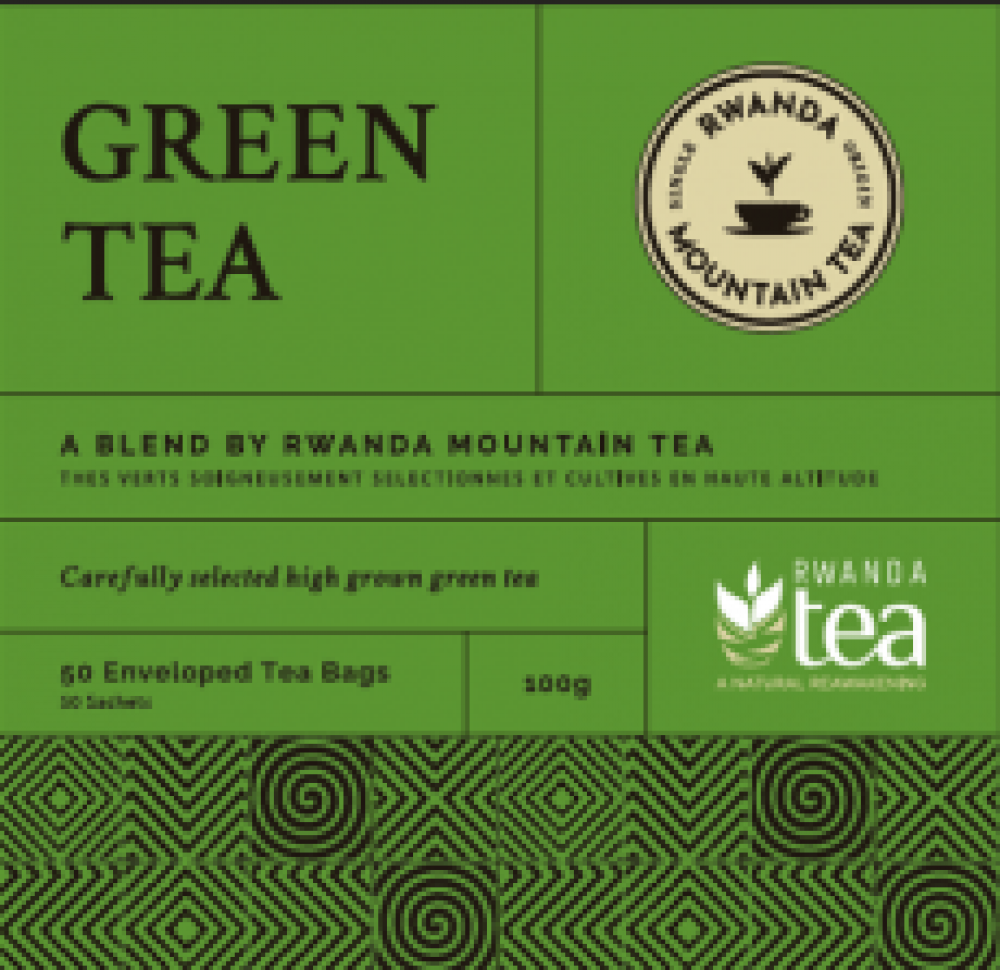 Green Tea -Enveloped 50 Tea Bags 100gms