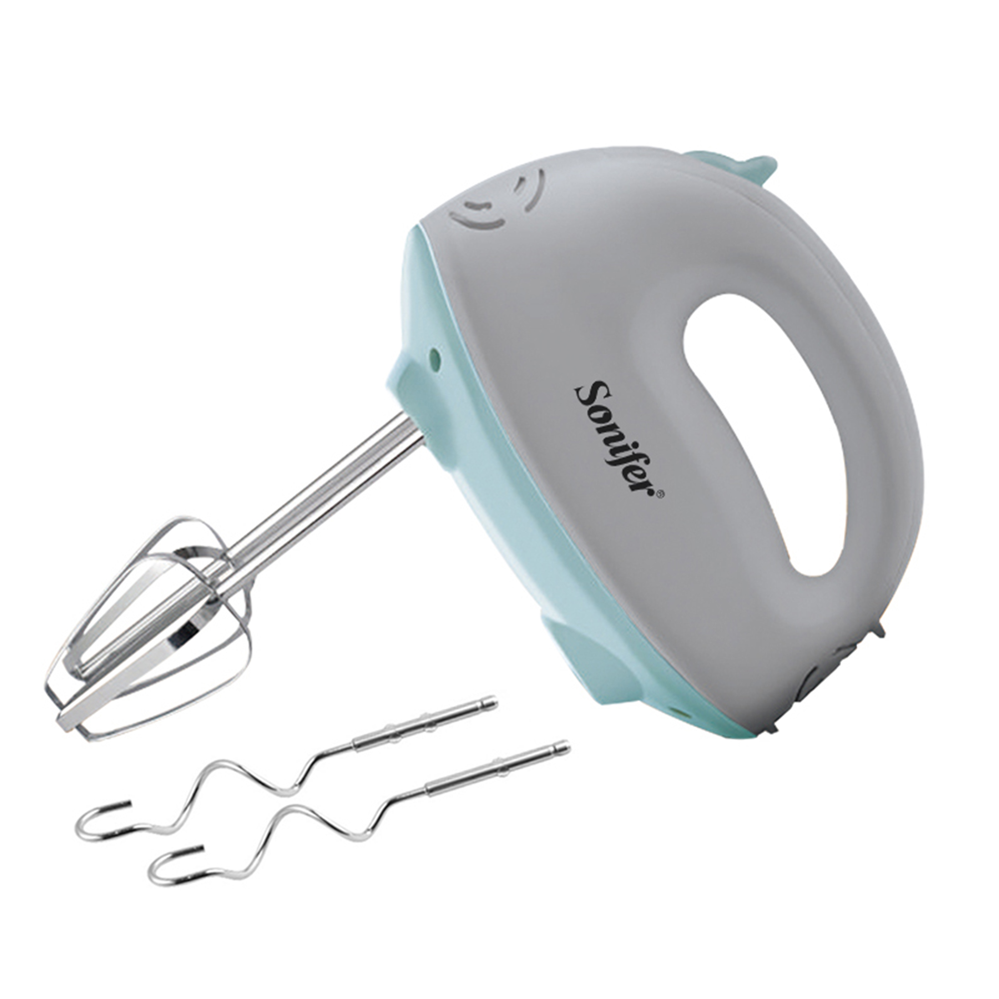 Sonifer SF-7019 Best Selling Kitchen Cake Egg Beaters and Hooks 5 Speed Electric Mini Egg Hand Mixer Eggbeater